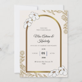 Invitación Elegant Wedding Invitations | Minimalist Designs