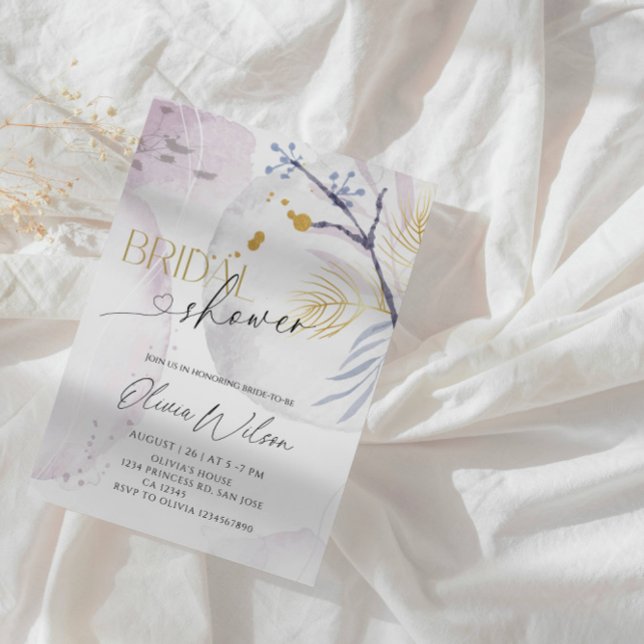 Invitación Elegant Winter Wonderland Bridal Shower Party (Subido por el creador)