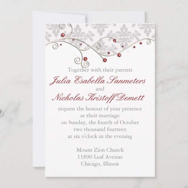 Invitación Elegante (Anverso)