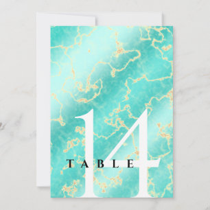 Invitación Elegante 11.º 44° Aniversario Boda Turquesa