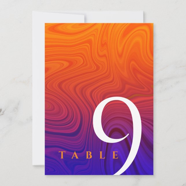 Invitación Elegante 39° Aniversario del Boda Agate (Anverso)