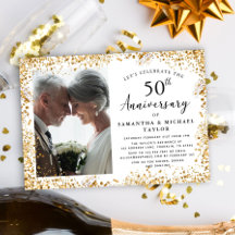 Elegante 50° Aniversario Boda