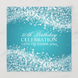 Invitación Elegante 50 aniversario de la fiesta de cumpleaños