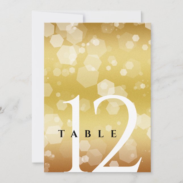 Invitación Elegante 50° Aniversario del Boda de Oro (Anverso)