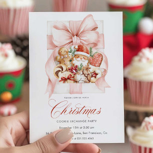 Invitación elegante a la fiesta de intercambio de