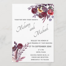 Elegante acuarela de Boho romántico ramo floral