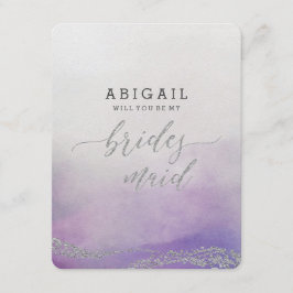 Invitación Elegante acuarela en Orquídea será Bridesmai