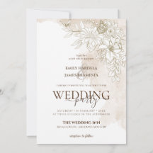 Elegante acuarela floral