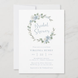 Invitación Elegante acuarela Floral Bridal Shower