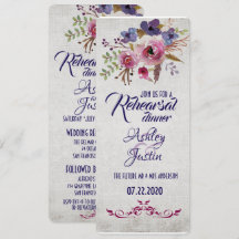 Elegante acuarela Flores Ensayar Cartas de Cena