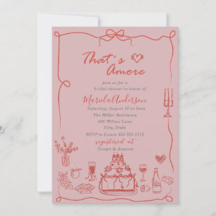 Invitación Elegante acuarela Mano Dibujar Doodles con invitac