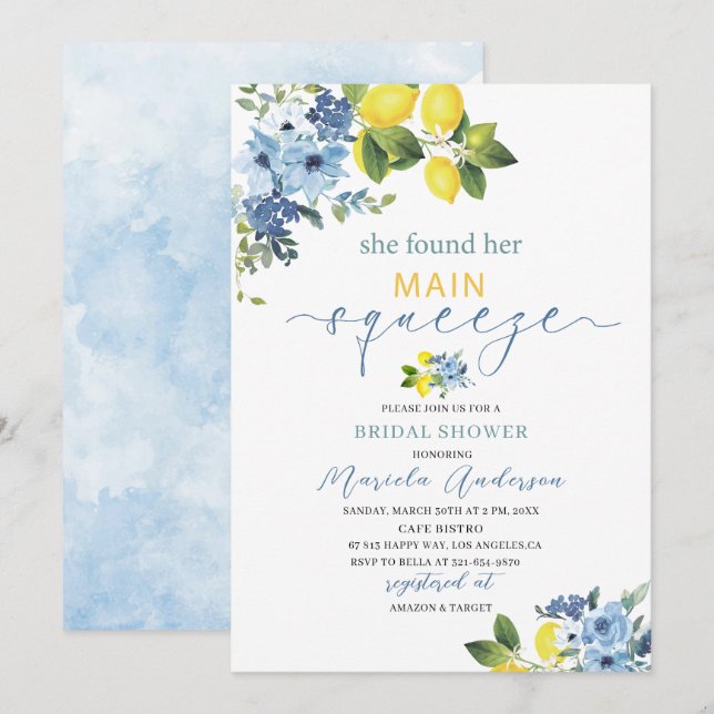 Invitación Elegante acuarela moderna Escalera principal de br (Anverso / Reverso)