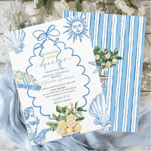Invitación Elegante acuarela moderna Escalera principal de br