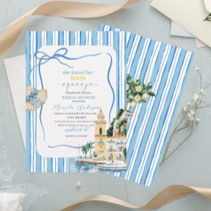 Invitación Elegante acuarela moderna Escalera principal de br