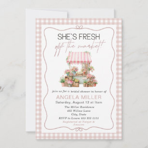 Invitación Elegante acuarela recién salida del mercado Boda