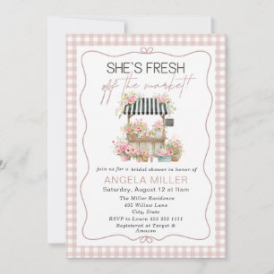 Invitación Elegante acuarela recién salida del mercado Boda