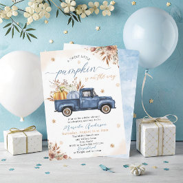 Invitación Elegante acuarela una pequeña calabaza dulce Baby