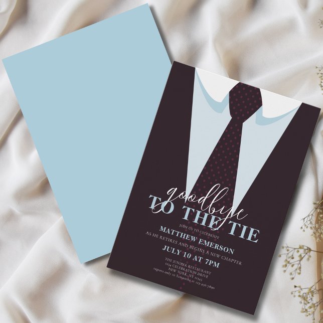 Invitación Elegante adiós divertido a la jubilación de los ho (Subido por el creador)