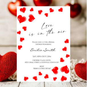 Invitación Elegante amor en el aire, ducha de novia