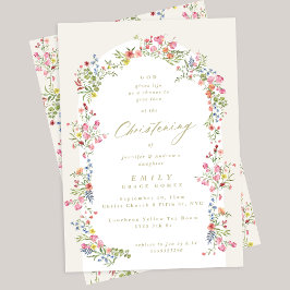 Invitación elegante arancel de resorte floral