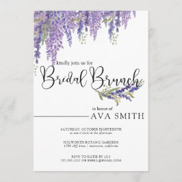 Invitación Elegante árbol de glicinia Boda Bridesmaids Brunch