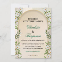 Elegante Arco de Oro Boda Floral Blanca