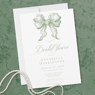 Invitación Elegante Arco de Sabio Toile de Boda de Novia Fran