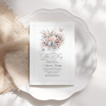Elegante Arco Floral Pastel Amor Fancy Despedida d