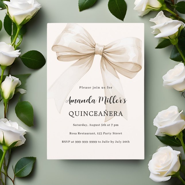 Invitación Elegante arco iris Quinceanera (Subido por el creador)