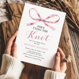 Invitación Elegante Arco Nupcial Rosa Desvanecido para Baby S