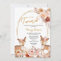 Elegante Baby Shower de flores beige de coneja gem