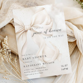 Invitación Elegante Baby Shower de Nube sin Género Específico