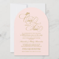 Elegante Baby Shower de Princesa Érase Una Vez
