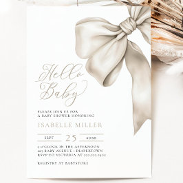 Invitación Elegante Baby Shower neutral de género