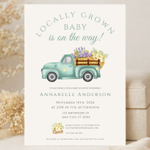 Invitación Elegante Baby Shower Neutral Localmente Creado
