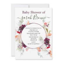 ELEGANTE BABY SHOWER VERDE, NARANJA, ROJO Y VINO