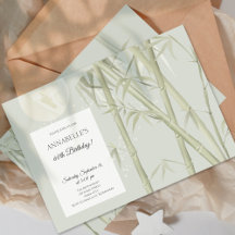 Elegante Bambú Oriental 60º Fiesta de Cumpleaños