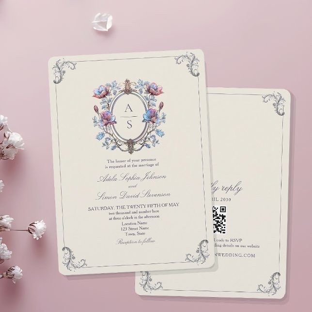 Invitación Elegante Boda barroco (Subido por el creador)