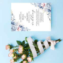 Invitación Elegante Boda Boho Wildflower