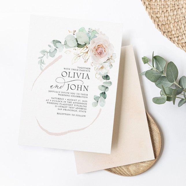 Invitación Elegante Boda Botánico de Boho (Subido por el creador)