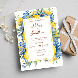 Invitación Elegante Boda Botánico-Floral Moderno