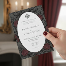 Elegante Boda Botánico Gótico Moody Vintage