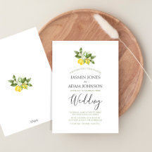 Elegante Boda Citrus Lemon Greeneration