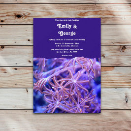 Invitación Elegante Boda costero náutico de los arrecifes de