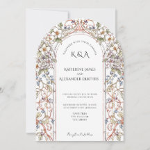 Elegante Boda de Arco Floral Vintage Pastel