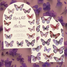 Elegante Boda de Arco PERSONALIZADO de Mariposas