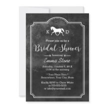 Elegante Boda de caballos ducha de novia