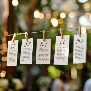 Invitación Elegante Boda de caligrafía invitado por apellido