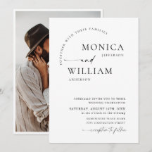 Elegante Boda de caligrafía Minimalista