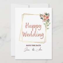 Elegante Boda de Collage de fotos marrón claro Inv